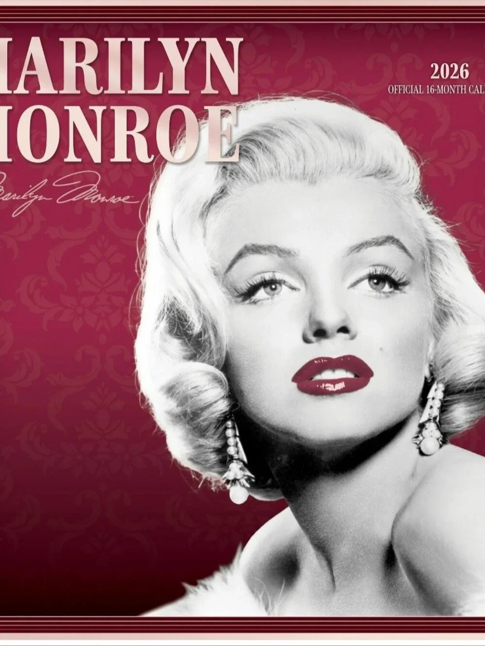 Marilyn Monroe Official 2026 Full Color Wall Calendar NEW